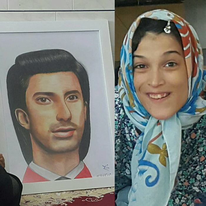 Disabled-Iranian-Artist-Draws-With-Feet-Fatemeh-Hammami-Nasrabadi