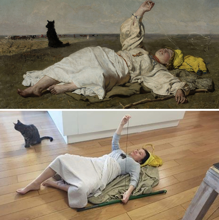 Józef Chełmoński, "Indian summer", 1875