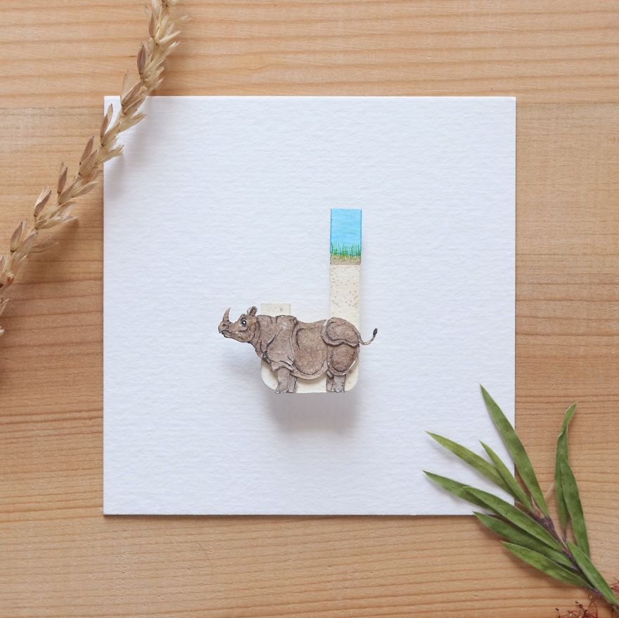 We Made An Alphabet Out Of Endangered Wildlife Species (34 Pics)