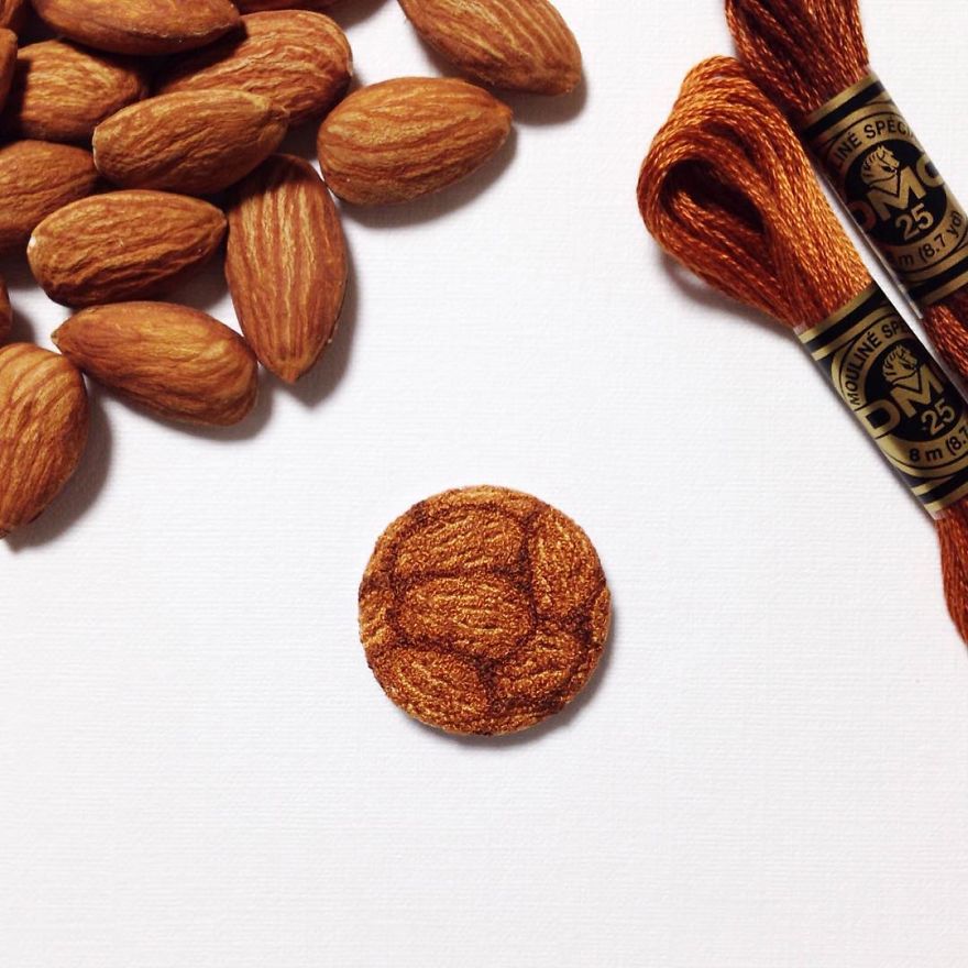 Japanese Artist Makes Embroidery So Realistic That It Makes You Want To Eat It