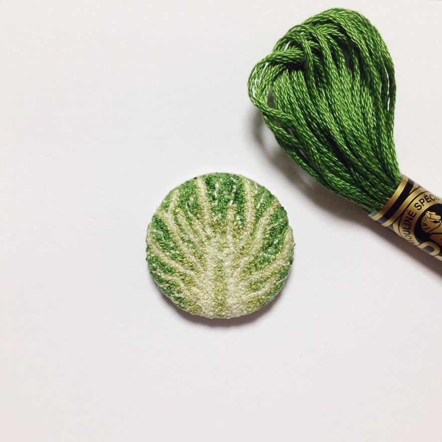 Japanese Artist Makes Embroidery So Realistic That It Makes You Want To Eat It