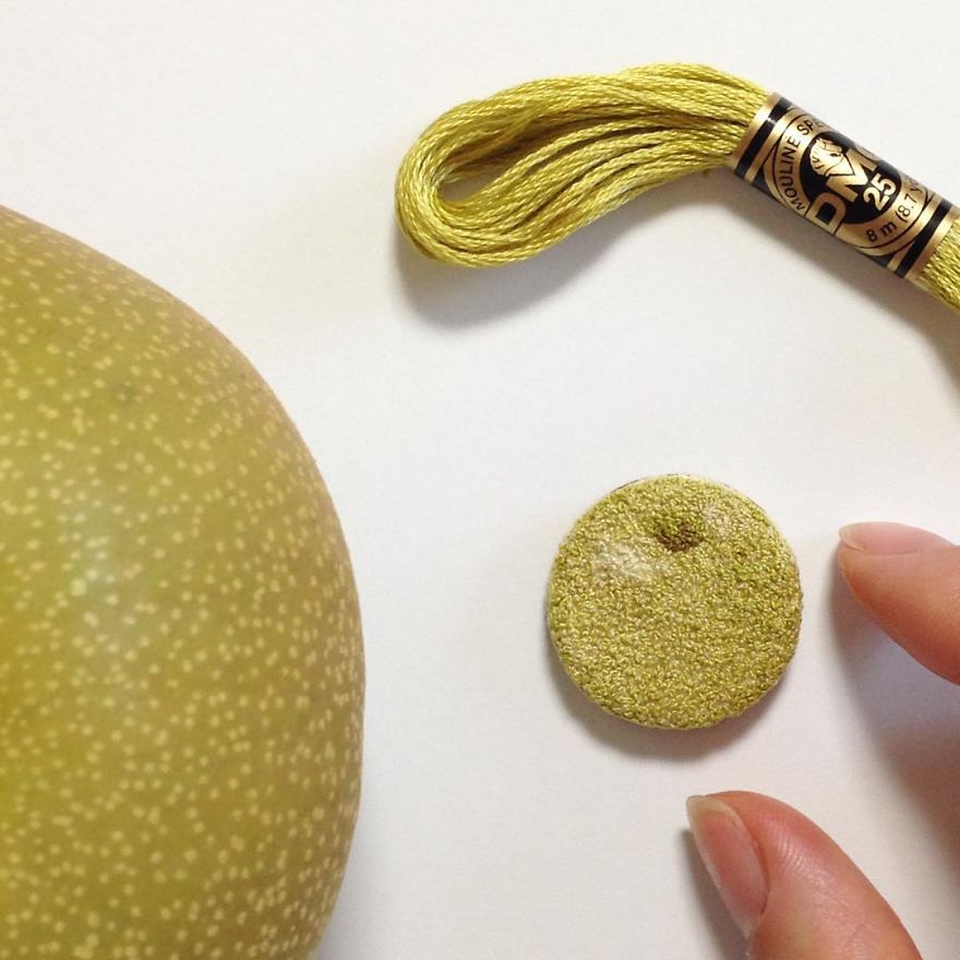 Japanese Artist Makes Embroidery So Realistic That It Makes You Want To Eat It