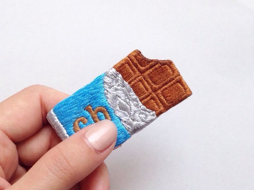 Japanese Artist Makes Embroidery So Realistic That It Makes You Want To Eat It