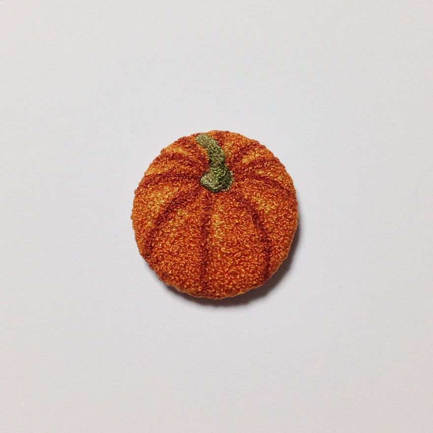 Japanese Artist Makes Embroidery So Realistic That It Makes You Want To Eat It