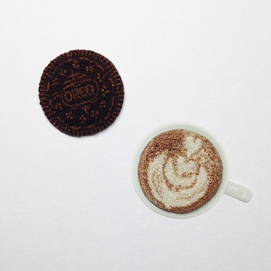 Japanese Artist Makes Embroidery So Realistic That It Makes You Want To Eat It