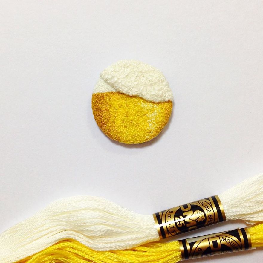 Japanese Artist Makes Embroidery So Realistic That It Makes You Want To Eat It