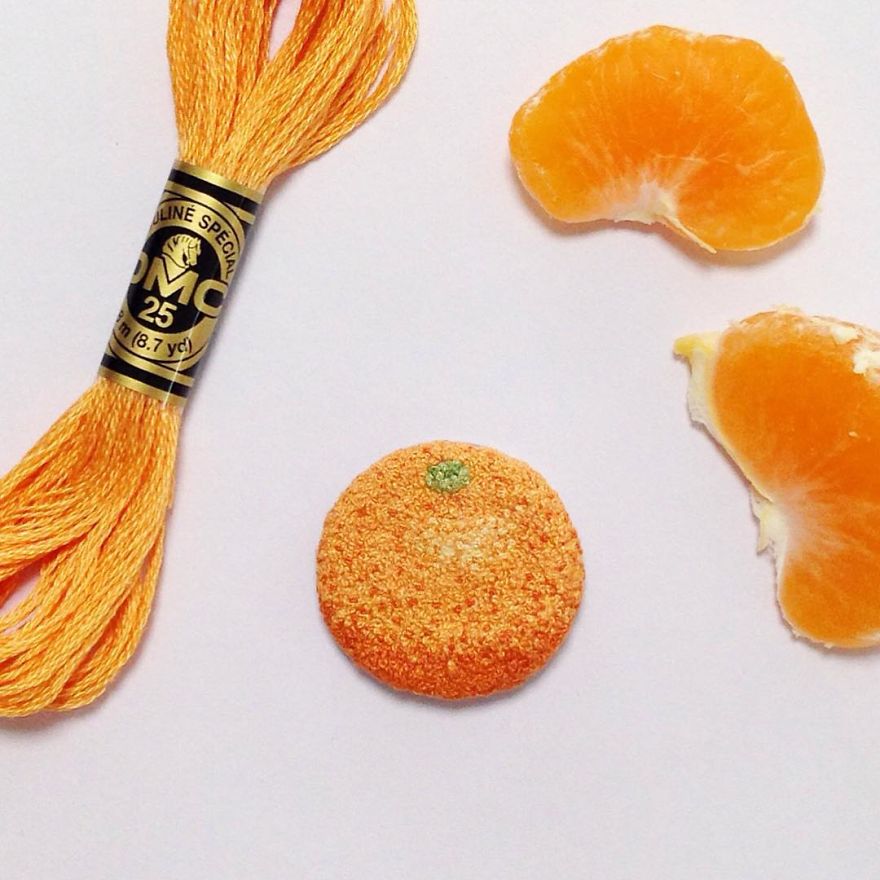 Japanese Artist Makes Embroidery So Realistic That It Makes You Want To Eat It