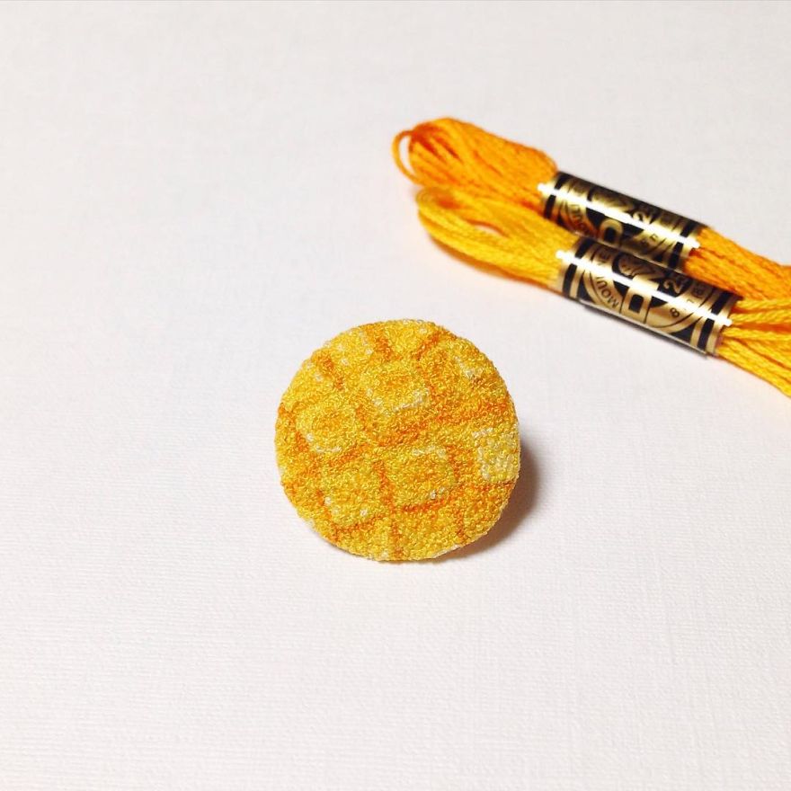 Japanese Artist Makes Embroidery So Realistic That It Makes You Want To Eat It