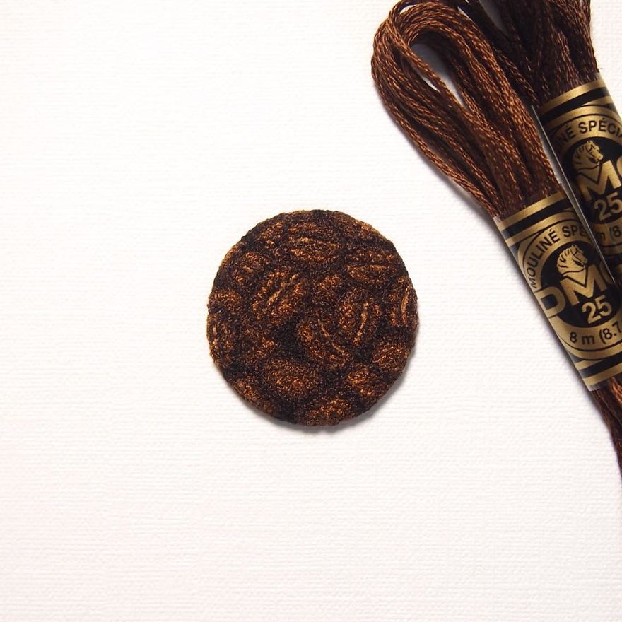 Japanese Artist Makes Embroidery So Realistic That It Makes You Want To Eat It