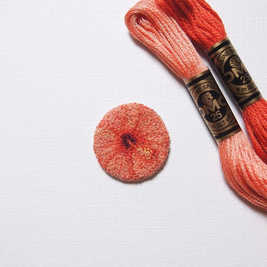 Japanese Artist Makes Embroidery So Realistic That It Makes You Want To Eat It