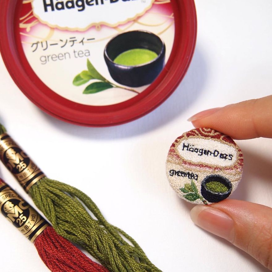Japanese Artist Makes Embroidery So Realistic That It Makes You Want To Eat It
