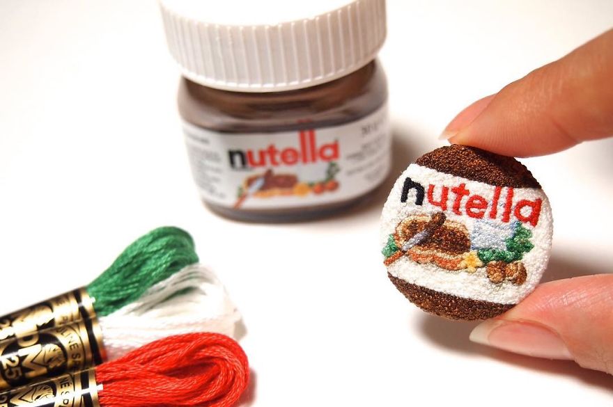 Japanese Artist Makes Embroidery So Realistic That It Makes You Want To Eat It