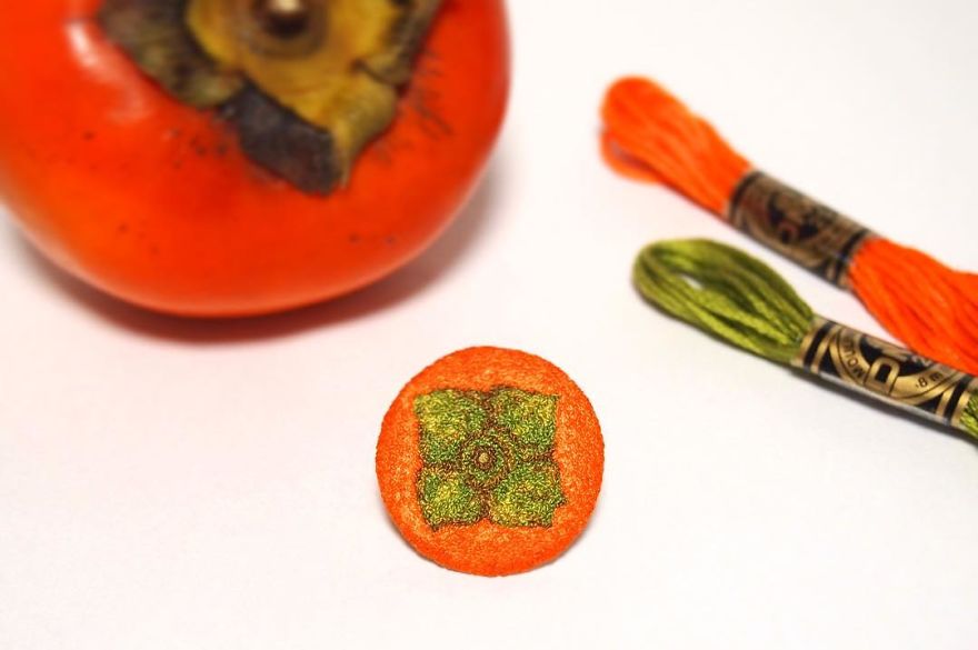Japanese Artist Makes Embroidery So Realistic That It Makes You Want To Eat It
