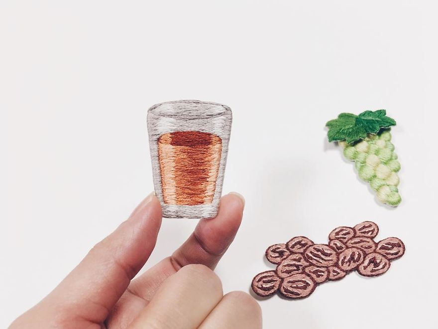 Japanese Artist Makes Embroidery So Realistic That It Makes You Want To Eat It