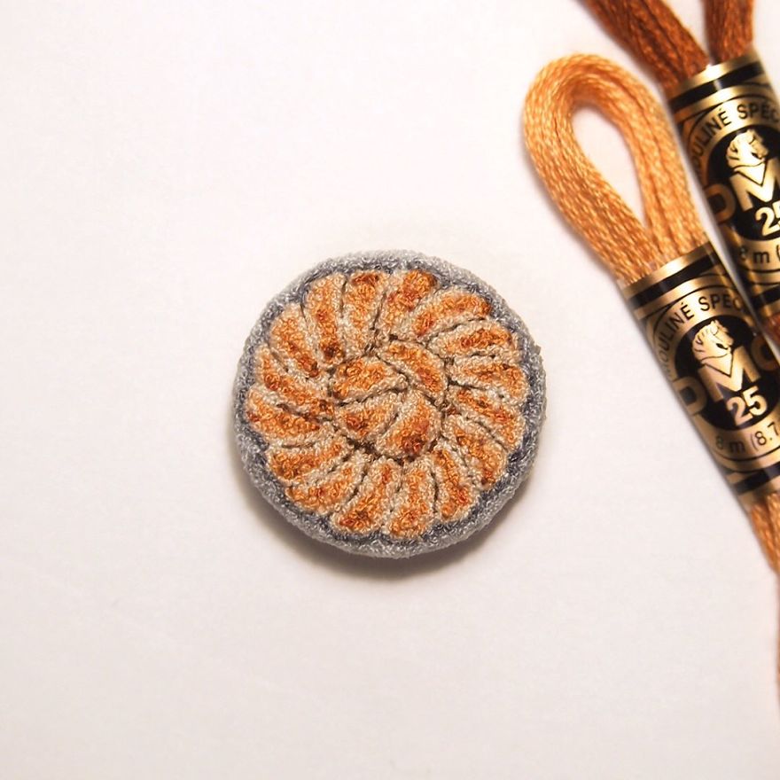 Japanese Artist Makes Embroidery So Realistic That It Makes You Want To Eat It