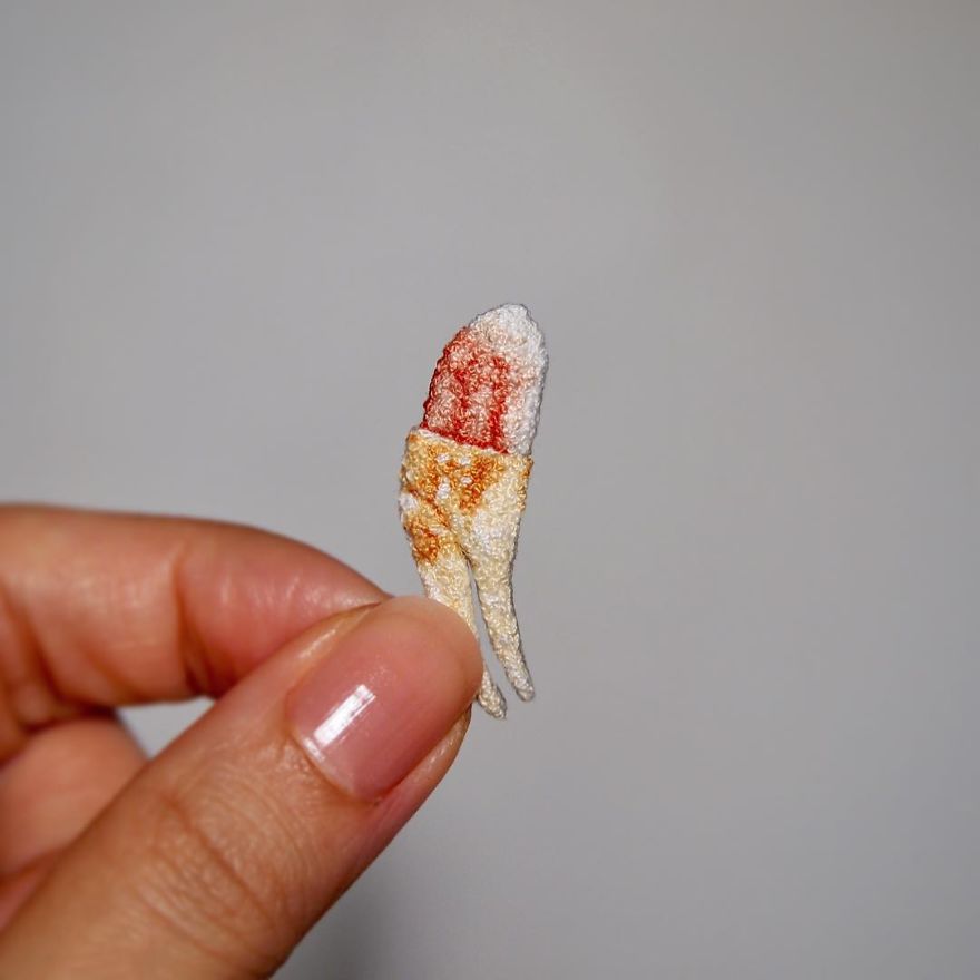 Japanese Artist Makes Embroidery So Realistic That It Makes You Want To Eat It