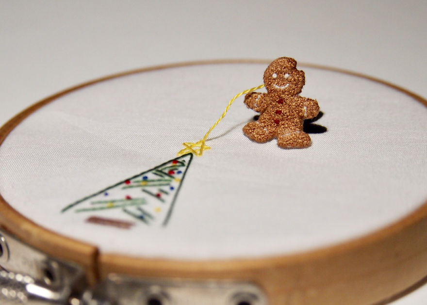 Japanese Artist Makes Embroidery So Realistic That It Makes You Want To Eat It