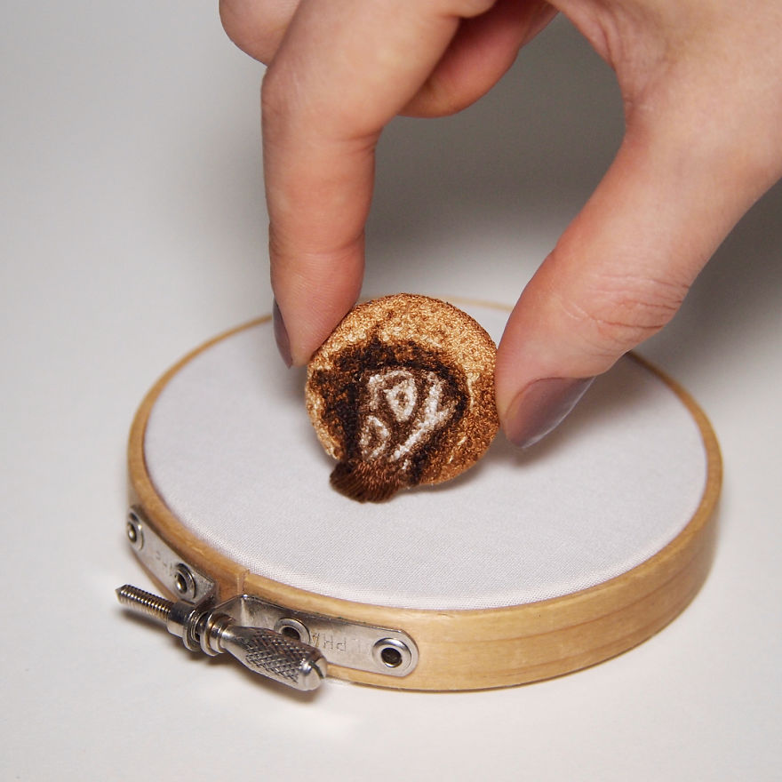 Japanese Artist Makes Embroidery So Realistic That It Makes You Want To Eat It