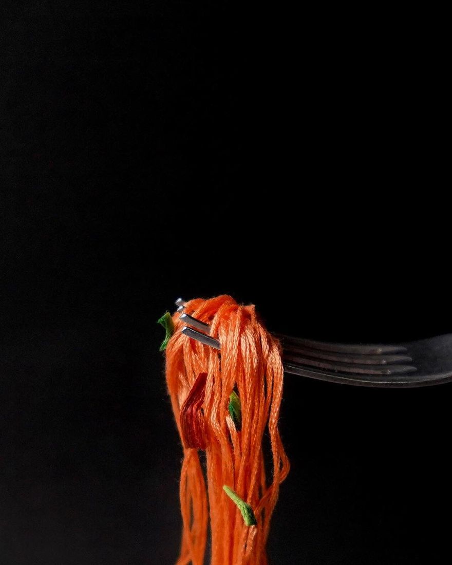 Japanese Artist Makes Embroidery So Realistic That It Makes You Want To Eat It