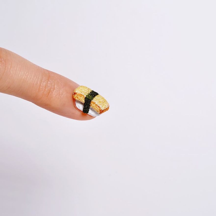 Japanese Artist Makes Embroidery So Realistic That It Makes You Want To Eat It