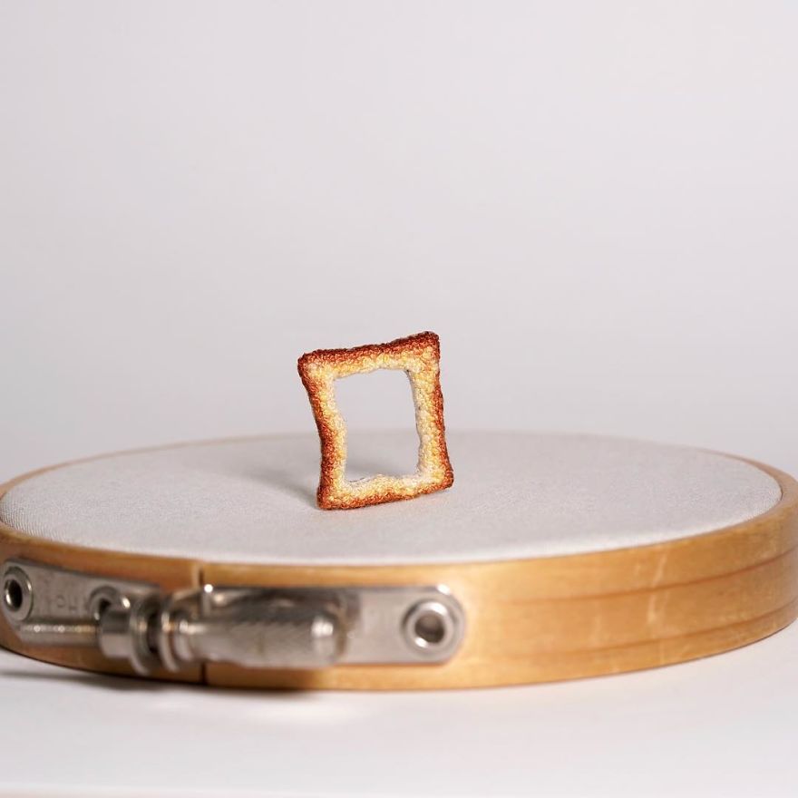 Japanese Artist Makes Embroidery So Realistic That It Makes You Want To Eat It