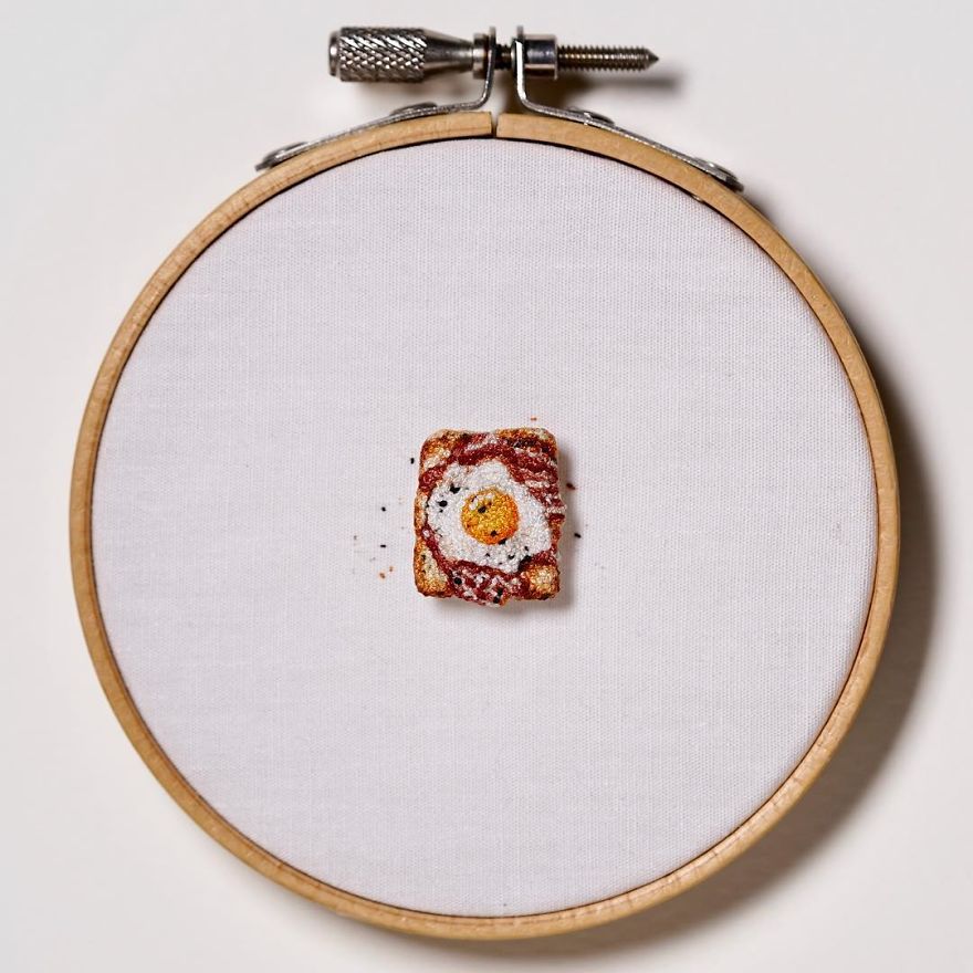 Japanese Artist Makes Embroidery So Realistic That It Makes You Want To Eat It