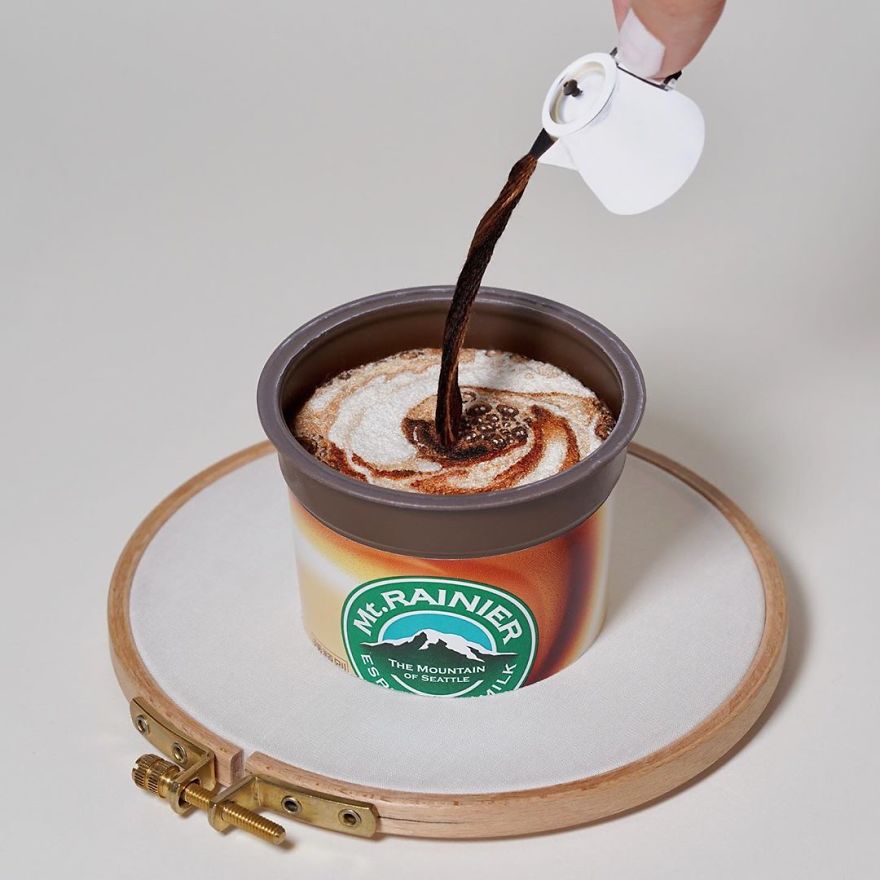 Japanese Artist Makes Embroidery So Realistic That It Makes You Want To Eat It