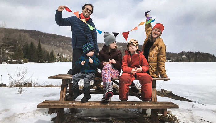 Jf, Victor, Zoya, Max, And Kseniya (Morin-Heights, Canada)