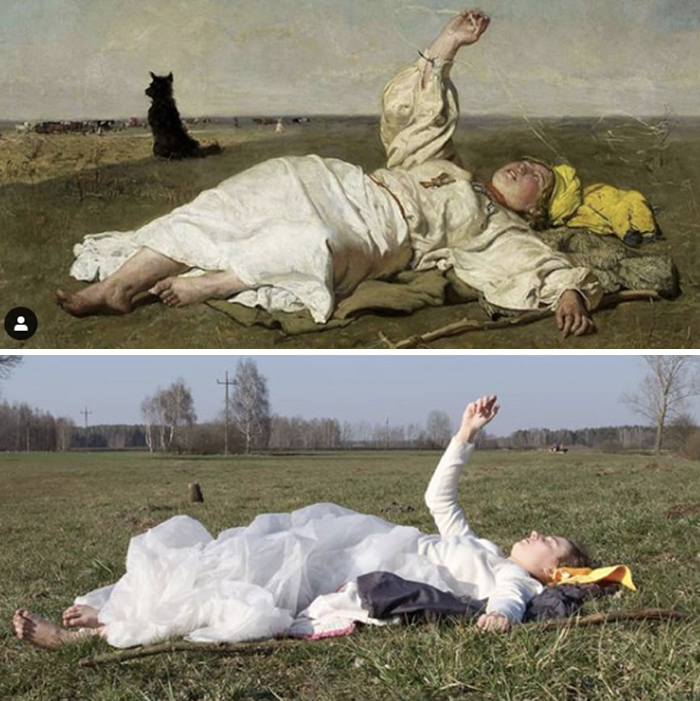 Józef Chełmoński, "Indian summer", 1875