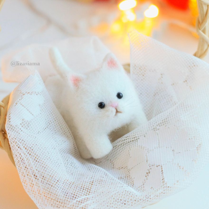 Russian Artist Produces Kittens Made Of Wool So Cute You Will Want One