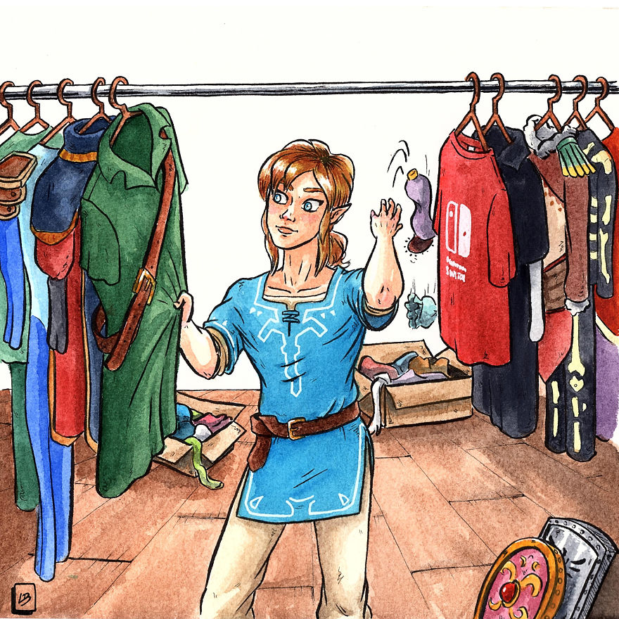 Organize Your Wardrobe Like Link