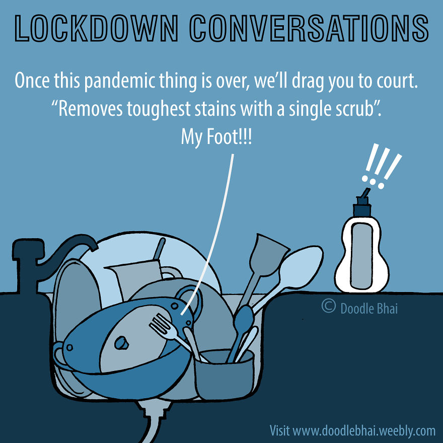 Kitchen Utensils And Dishwashing Liquid