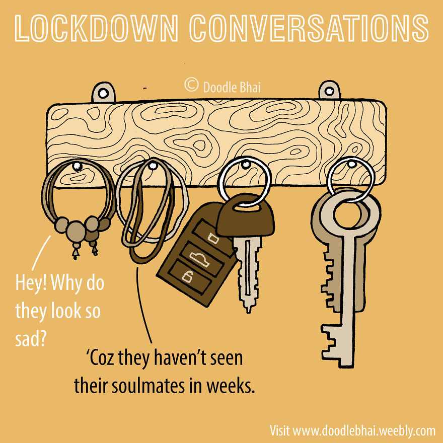 Earrings, Rubber Bands, And Keys