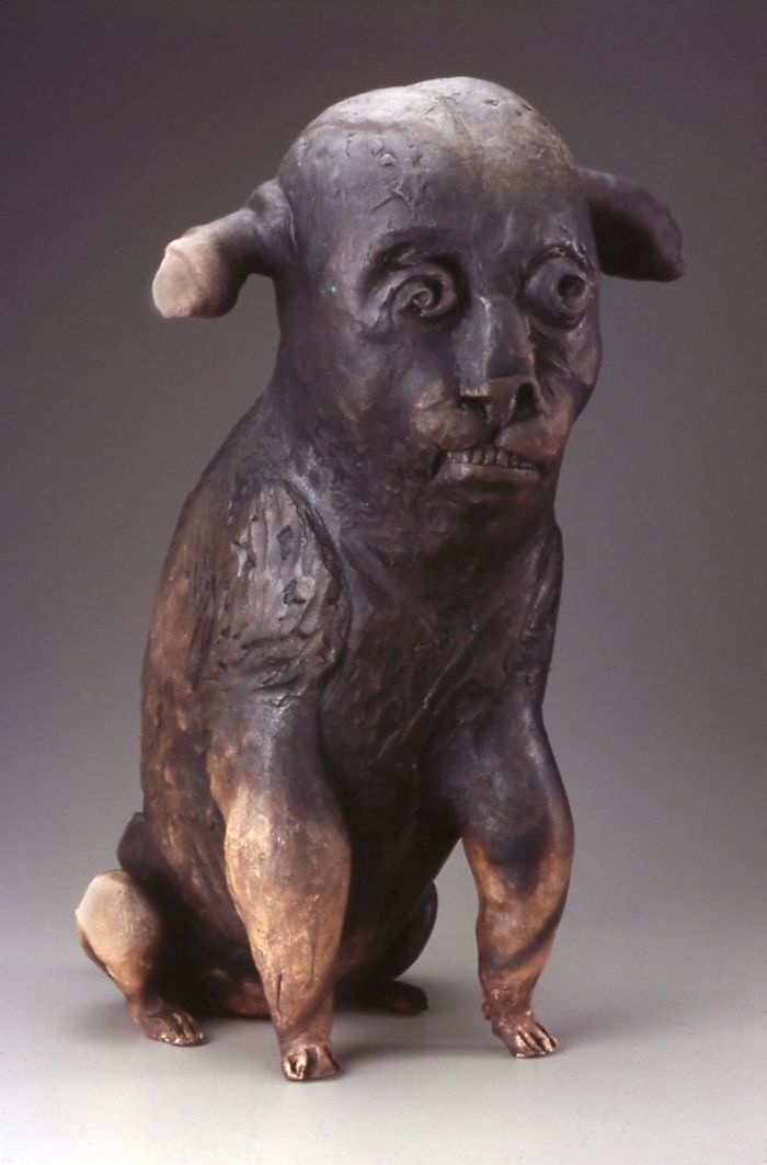 Looks Like A Bad Dog Sculpture