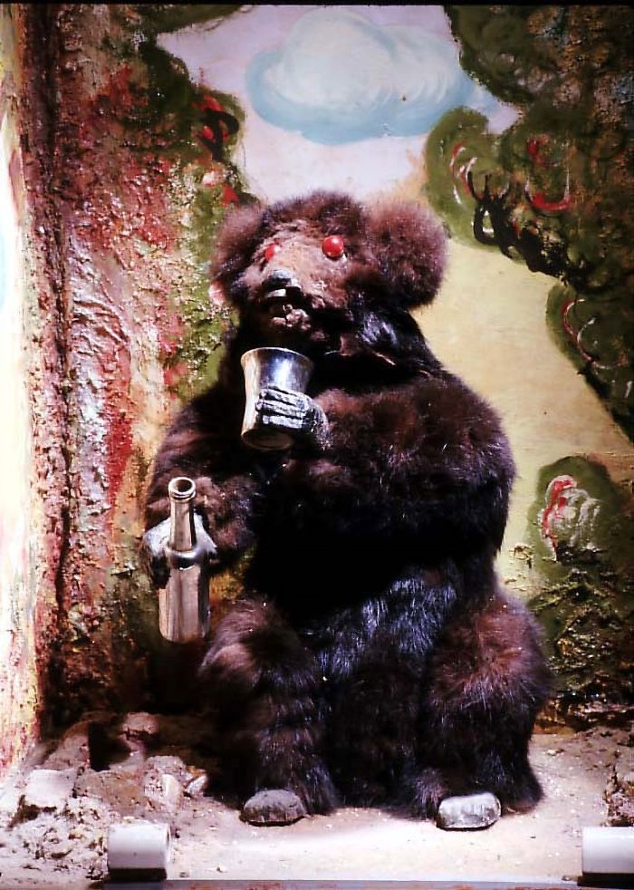 Drinking Bear Toy, From Toy Museum At Penshurst Place