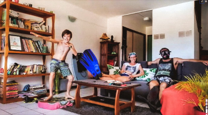 Nathan, Céline, And Stéphane (Pape'ete, French Polynesia)