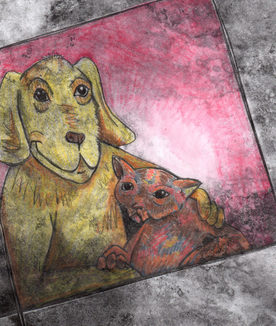 Quirky Drawings Inspired By My Shower Tiles.