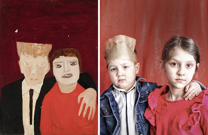 Halina Korn-Żuławska, "Teenagers at the cinema", 1959