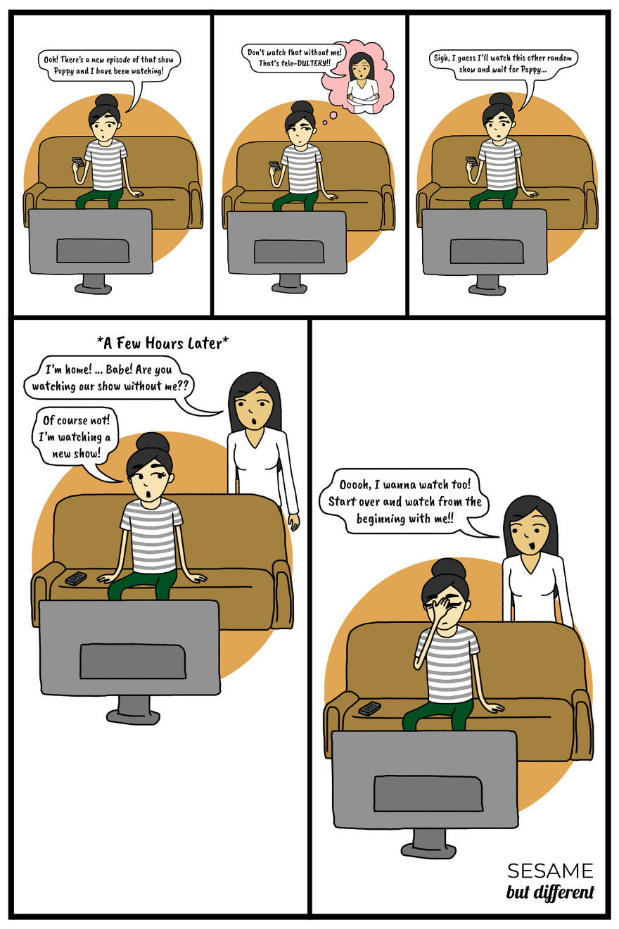 10 Cute And Heartwarming Lesbian Comics I Made About My Relationship With My Girlfriend