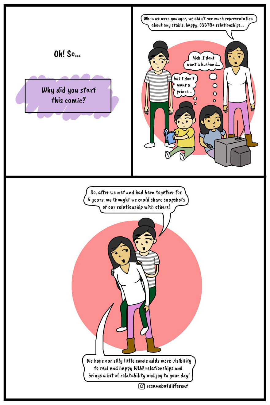 10 Cute And Heartwarming Lesbian Comics I Made About My Relationship With My Girlfriend