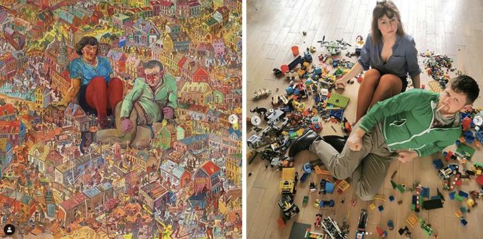 Edward Dwurnik, "Społem / together" from the series "Large paintings", no. 5, 1975