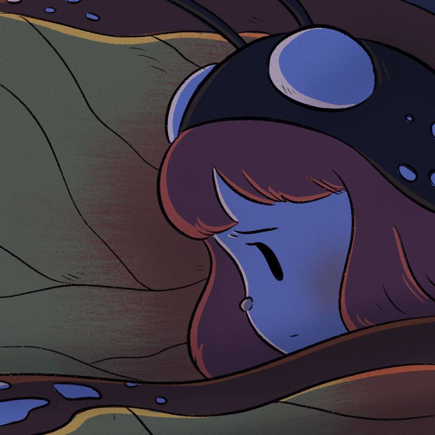 Thai Artist Illustrates A Thought-Provoking Story About A Butterfly And A Fly