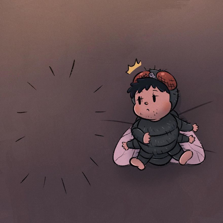 Thai Artist Illustrates A Thought-Provoking Story About A Butterfly And A Fly