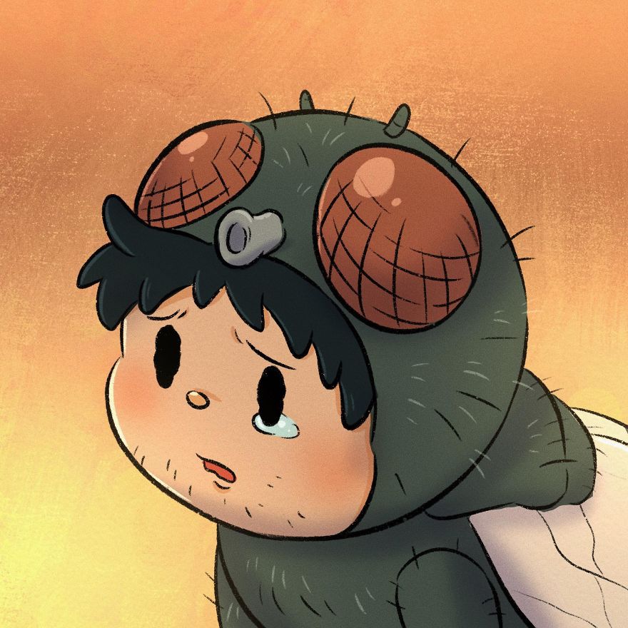 Thai Artist Illustrates A Thought-Provoking Story About A Butterfly And A Fly