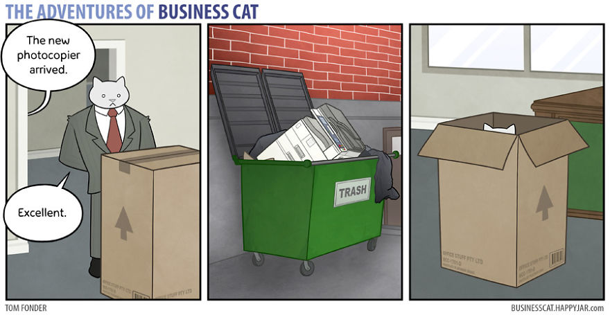 The Adventures Of Business Cat P.1