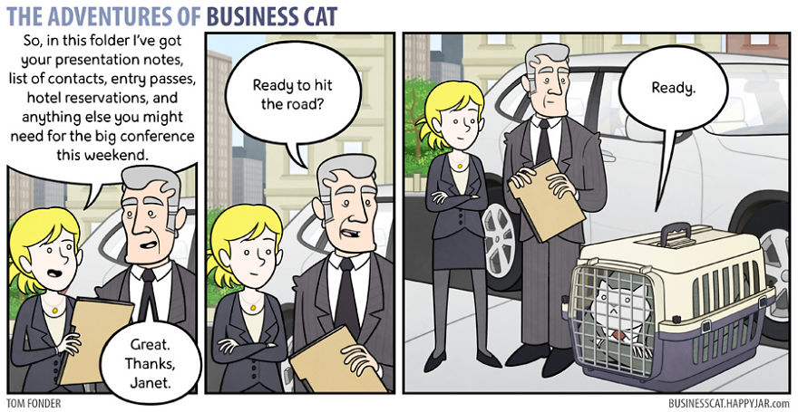 The Adventures Of Business Cat P.1