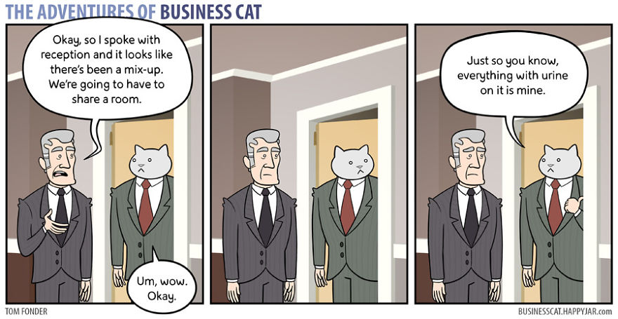 The Adventures Of Business Cat P.1