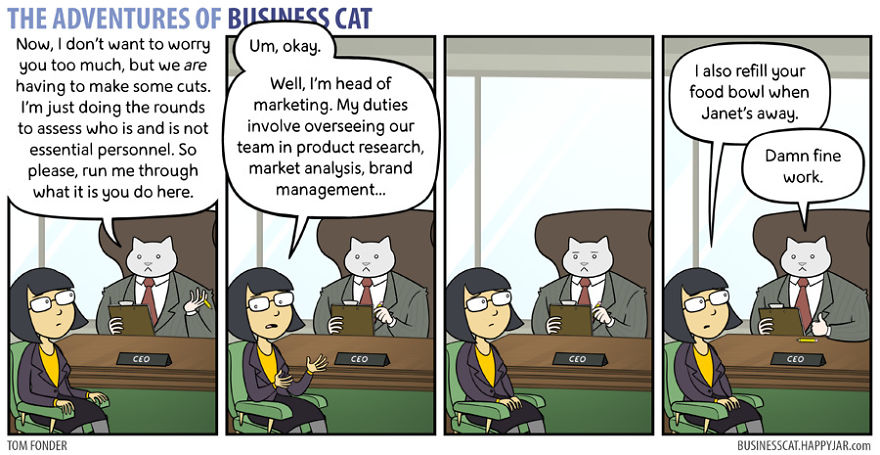 The Adventures Of Business Cat P.1