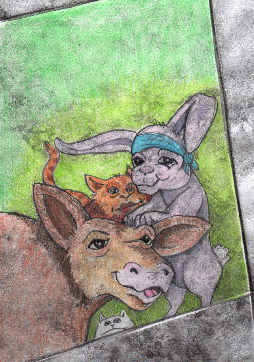 Quirky Drawings Inspired By My Shower Tiles. Quirky Drawings Inspired By My Shower Tiles.