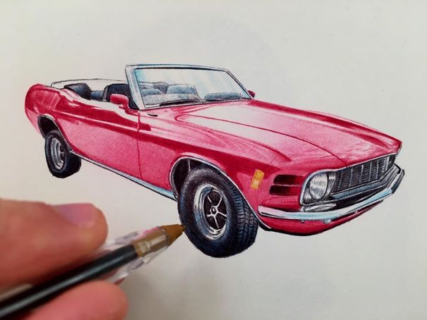 The Incredible Ballpoint Pen Drawings Of A Self-Taught Artist Will Impress You